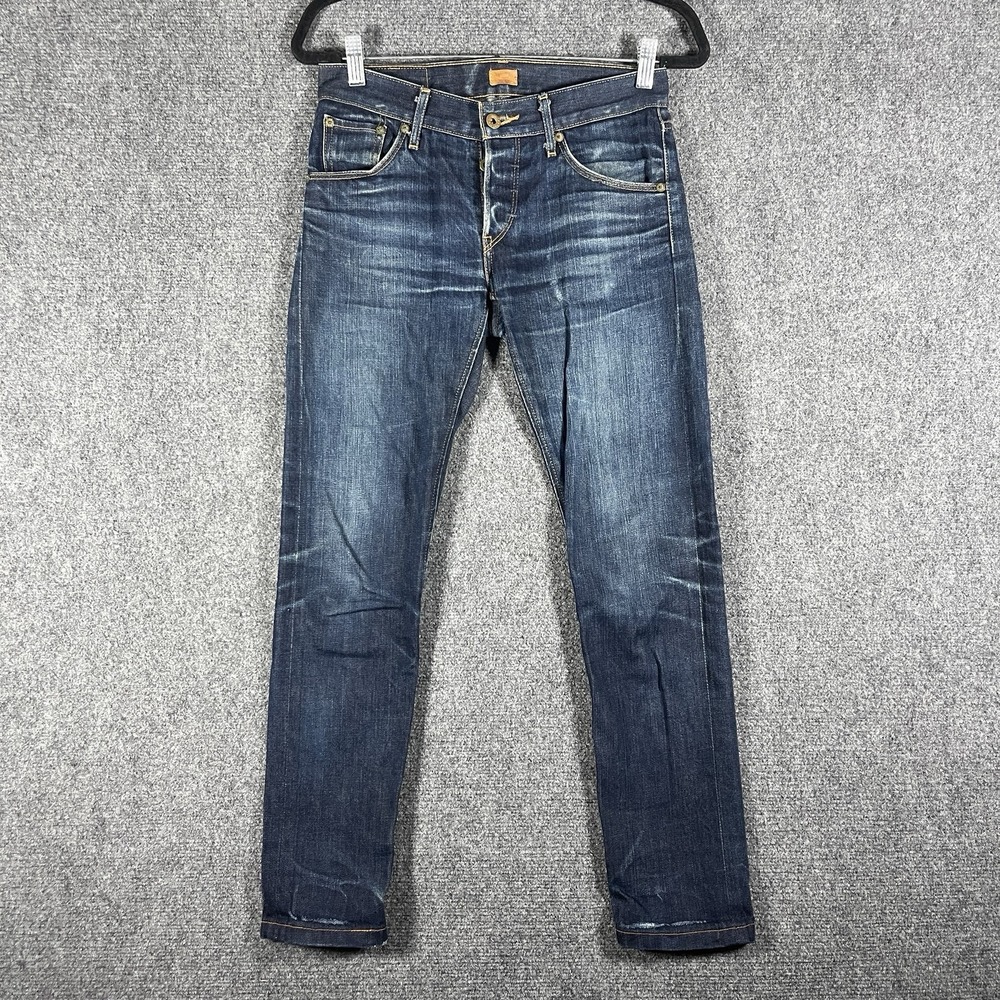 Vintage Y2K Levis Button Fly Low Rise Rigid Denim Jeans Womens Size 24x29 #3251